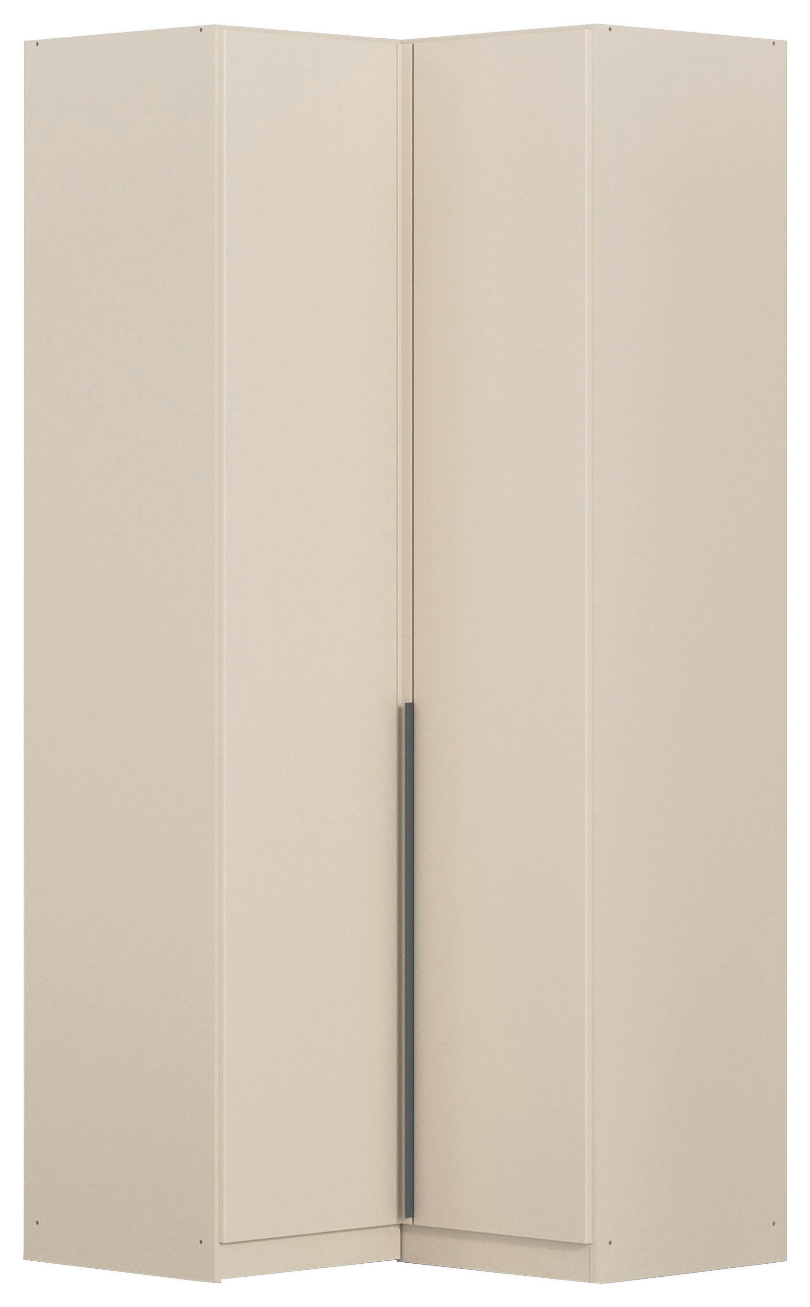 ECKKLEIDERSCHRANK 100/229/102 cm  - Champagner/Grau, Modern, Holzwerkstoff (100/229/102cm) - Rauch Möbel