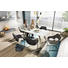 SCHWINGSTUHL Lederlook, Webstoff Braun, Chromfarben - Chromfarben/Braun, Design, Textil/Metall (59/79/60cm) - Ti`me