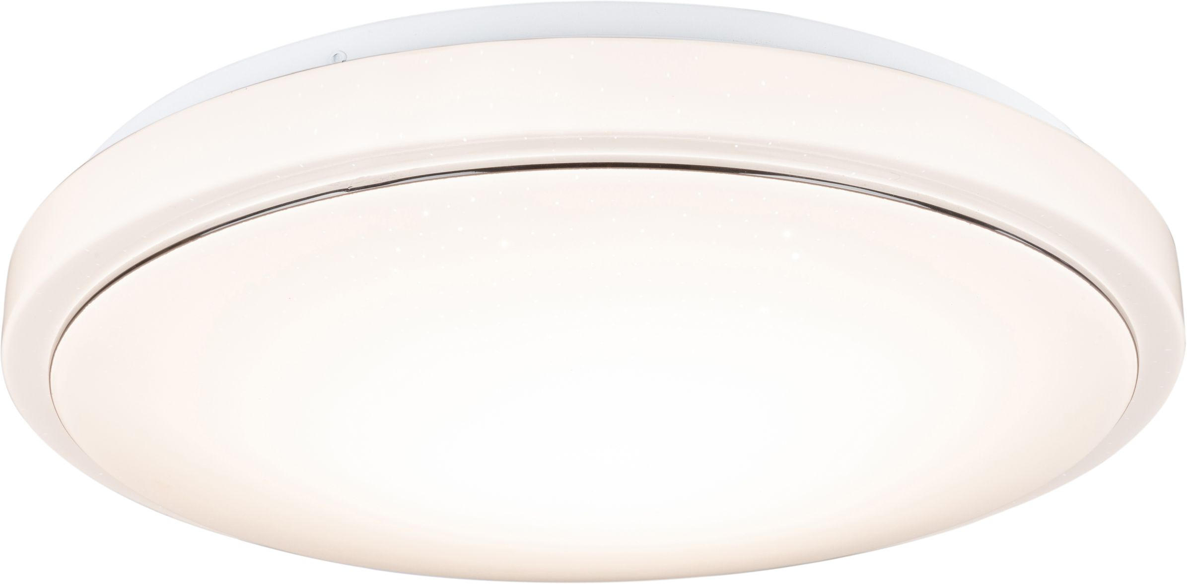 STROPNA LED-SVETILKA   24 W/1200/2340/1200 lm/3000-6500 K/220-240 V/ - bela, Basics, kovina/umetna masa (39/9,6cm) - Novel