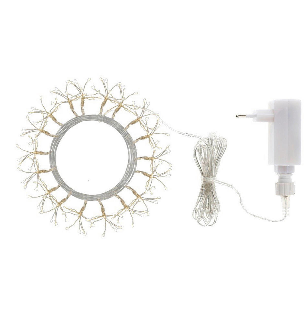 LICHTERKETTE 240 cm  - Silberfarben, KONVENTIONELL, Metall (240cm)