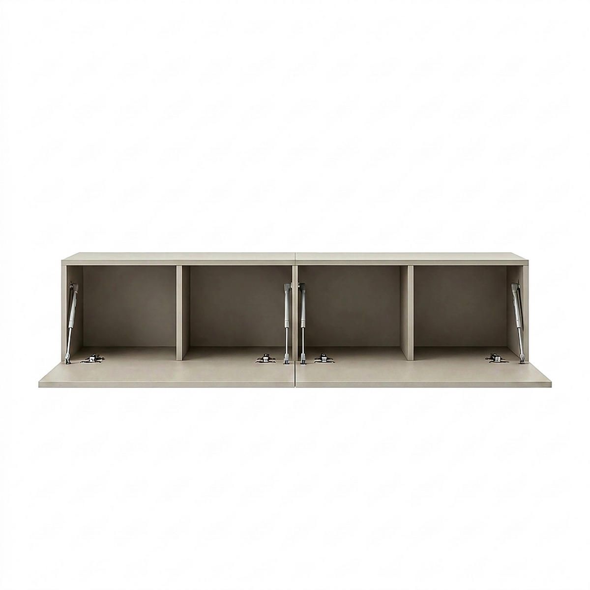 LOWBOARD  180/36/34 cm  stehend  - Kaschmir/Schwarz, Design, Holzwerkstoff/Kunststoff (180/36/34cm) - MID.YOU