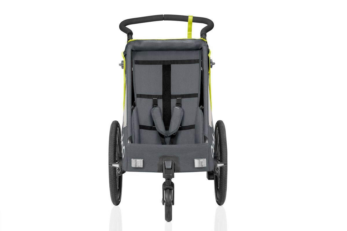 FAHRRADANHÄNGER   Qupa 1  - Limette, Basics, Kunststoff/Metall (112/67/106cm)