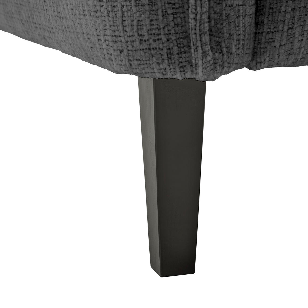 3-SITS SOFFA i vävt tyg antracit  - svart/antracit, Modern, trä/textil (183/85/92cm) - MID.YOU