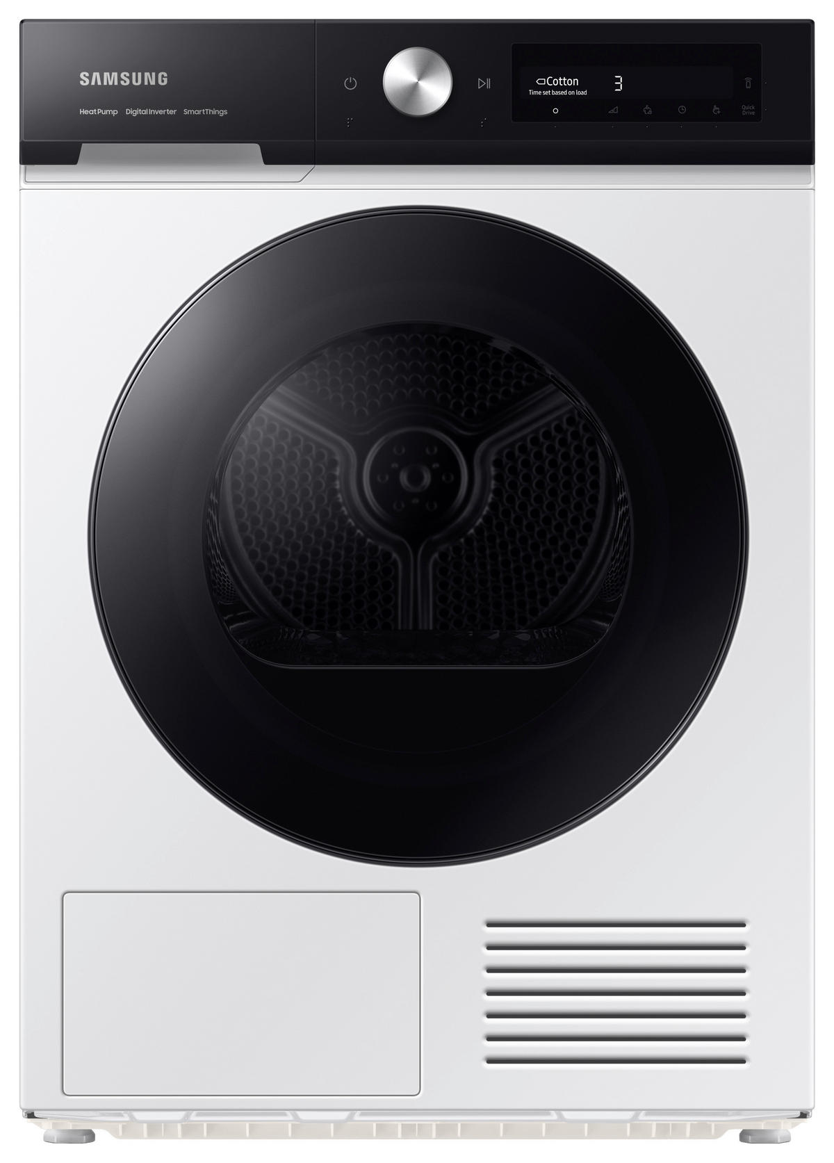 WÄRMEPUMPENTROCKNER DV90BB7445GES2  - Schwarz/Weiß, Basics, Kunststoff/Metall (60/85/60cm) - Samsung