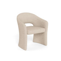 NASLANJAČ, kovina, tekstil, leseni material bež  - bež, Moderno, kovina/tekstil (64,5/80/56,50cm) - MID.YOU
