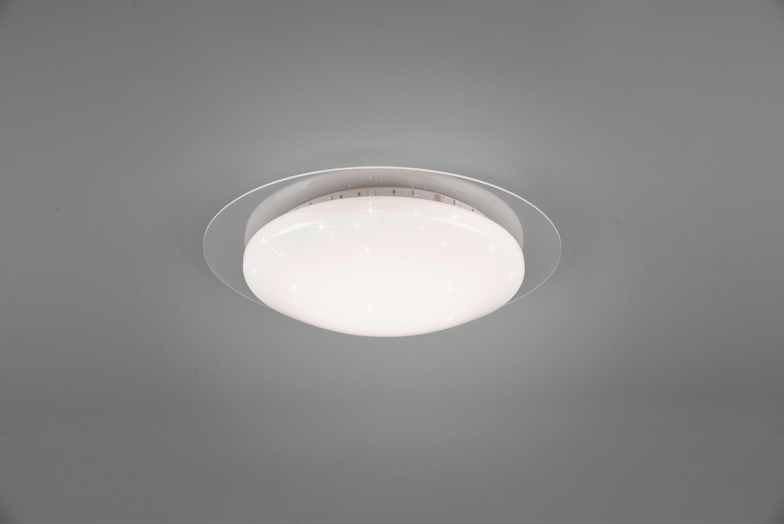 LED-DECKENLEUCHTE  35/8,7 cm    - Klar/Weiss, Basics, Kunststoff (35/8,7cm)