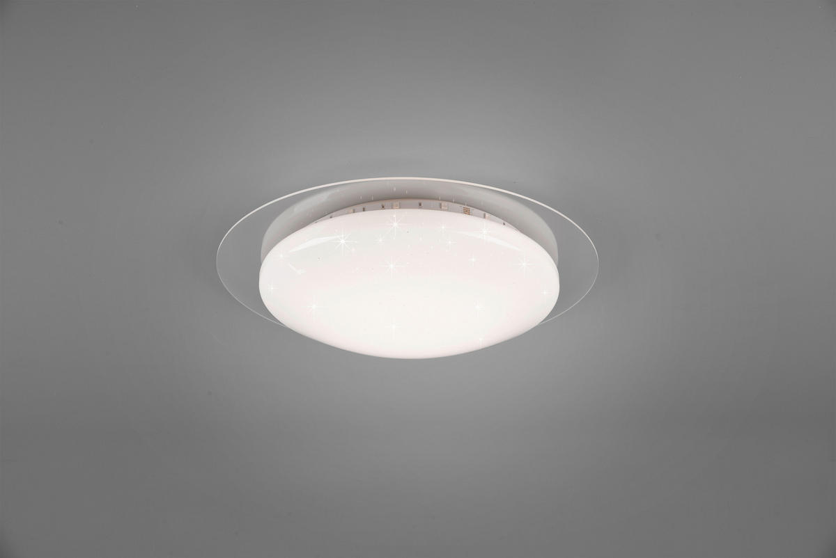 LED-DECKENLEUCHTE  35/8,7 cm    - Klar/Weiss, Basics, Kunststoff (35/8,7cm)