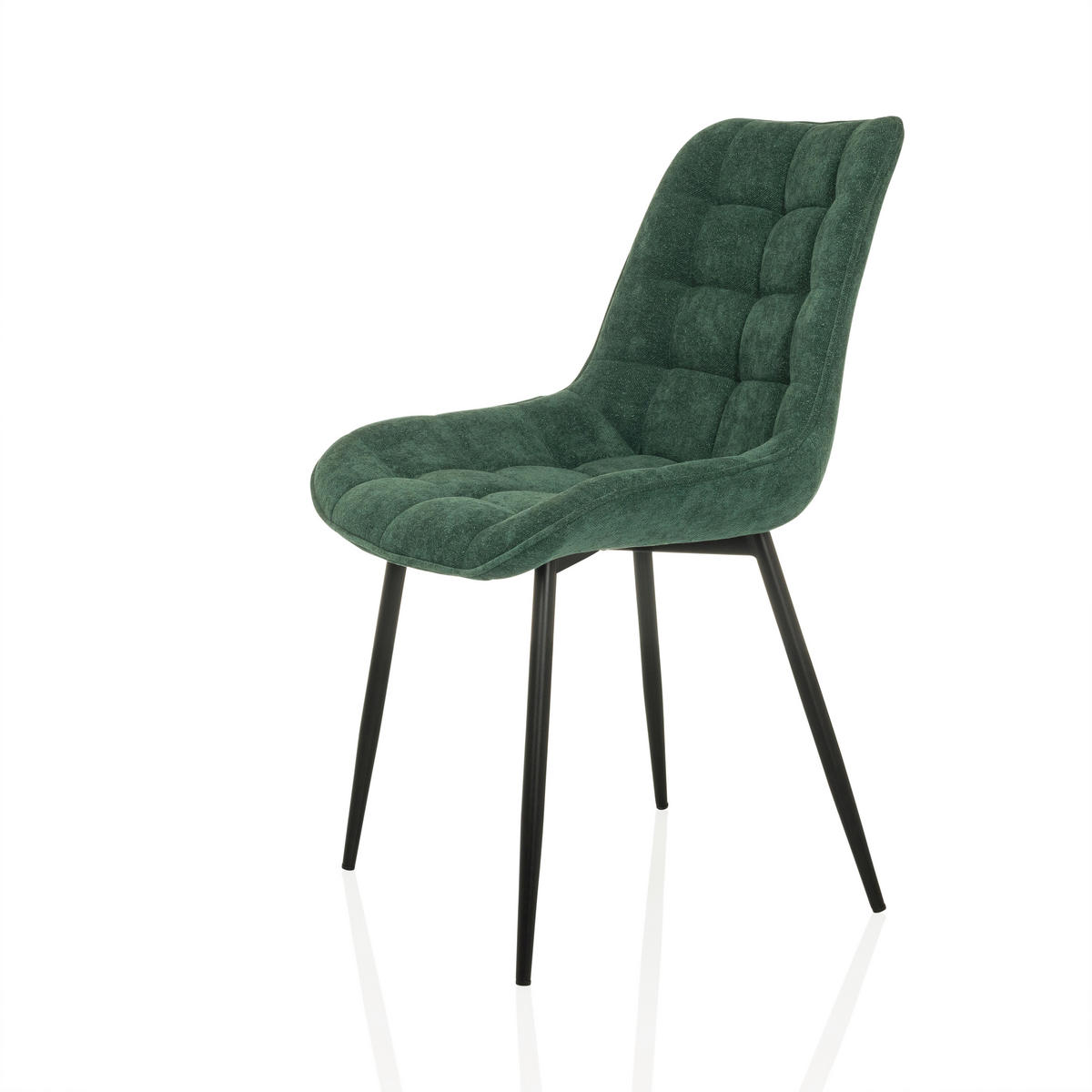 STUHL - Petrol/Schwarz, MODERN, Kunststoff/Textil (55/88/61cm) - MID.YOU