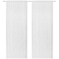 FERTIGVORHANG  halbtransparent  135/245 cm  2 Stück  - Weiß, Basics, Textil (135/245cm) - Esposa