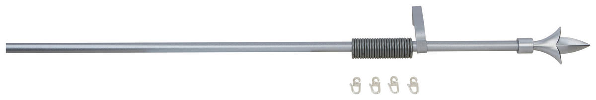 GARNÝŽ S PŘÍSLUŠENSTVÍM  130-240 cm - barvy stříbra, Konvenční, kov (130-240cm) - Ondega