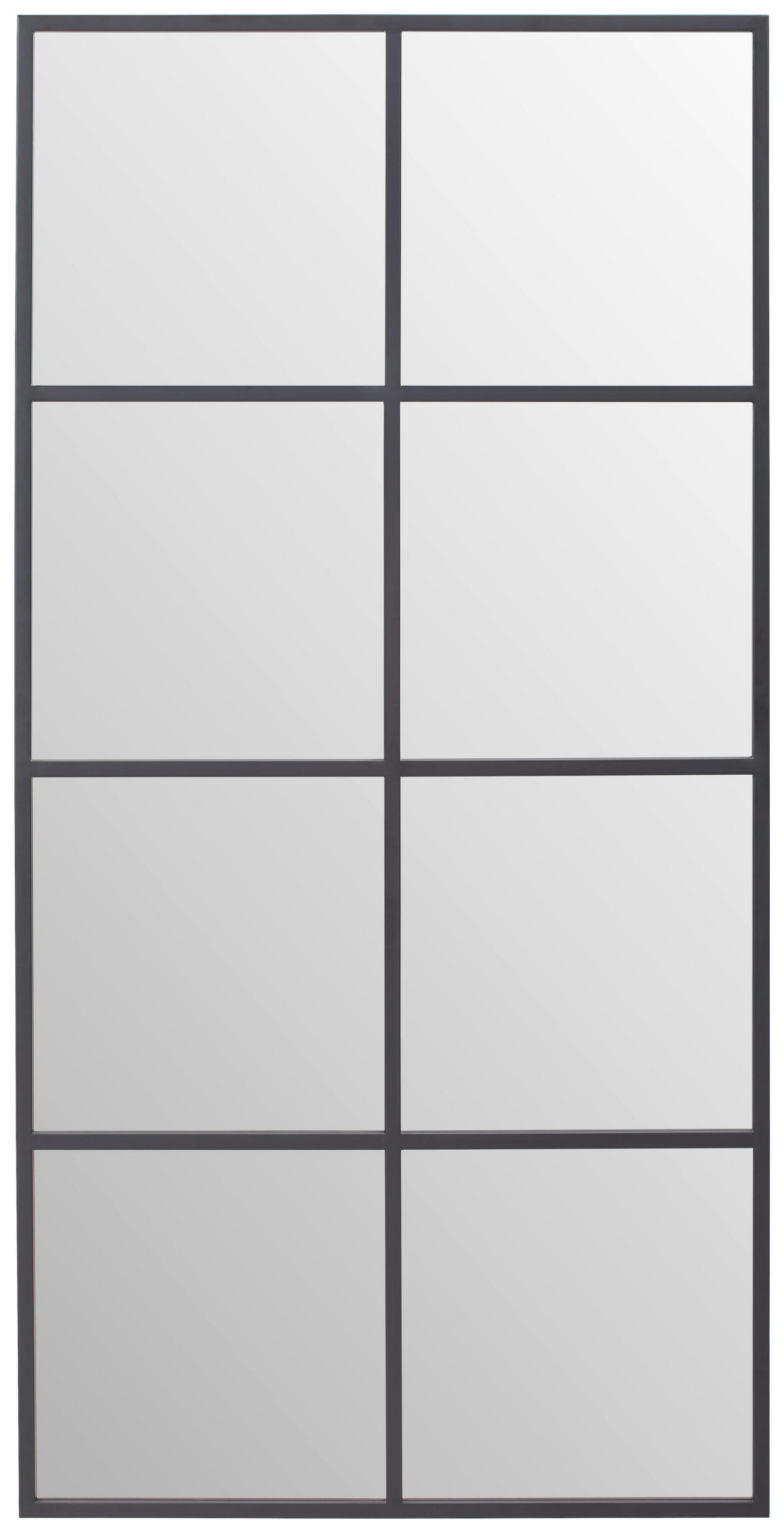 WANDSPIEGEL 90/180/3 cm    in rechteckig  - Schwarz, Design, Glas/Holzwerkstoff (90/180/3cm) - Landscape