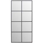 WANDSPIEGEL 90/180/3 cm    in rechteckig  - Schwarz, Design, Glas/Holzwerkstoff (90/180/3cm) - Landscape