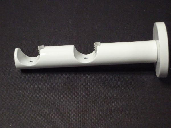 DOPPELTRÄGER 12 cm  - Weiss, Basics, Metall (12cm) - Homeware