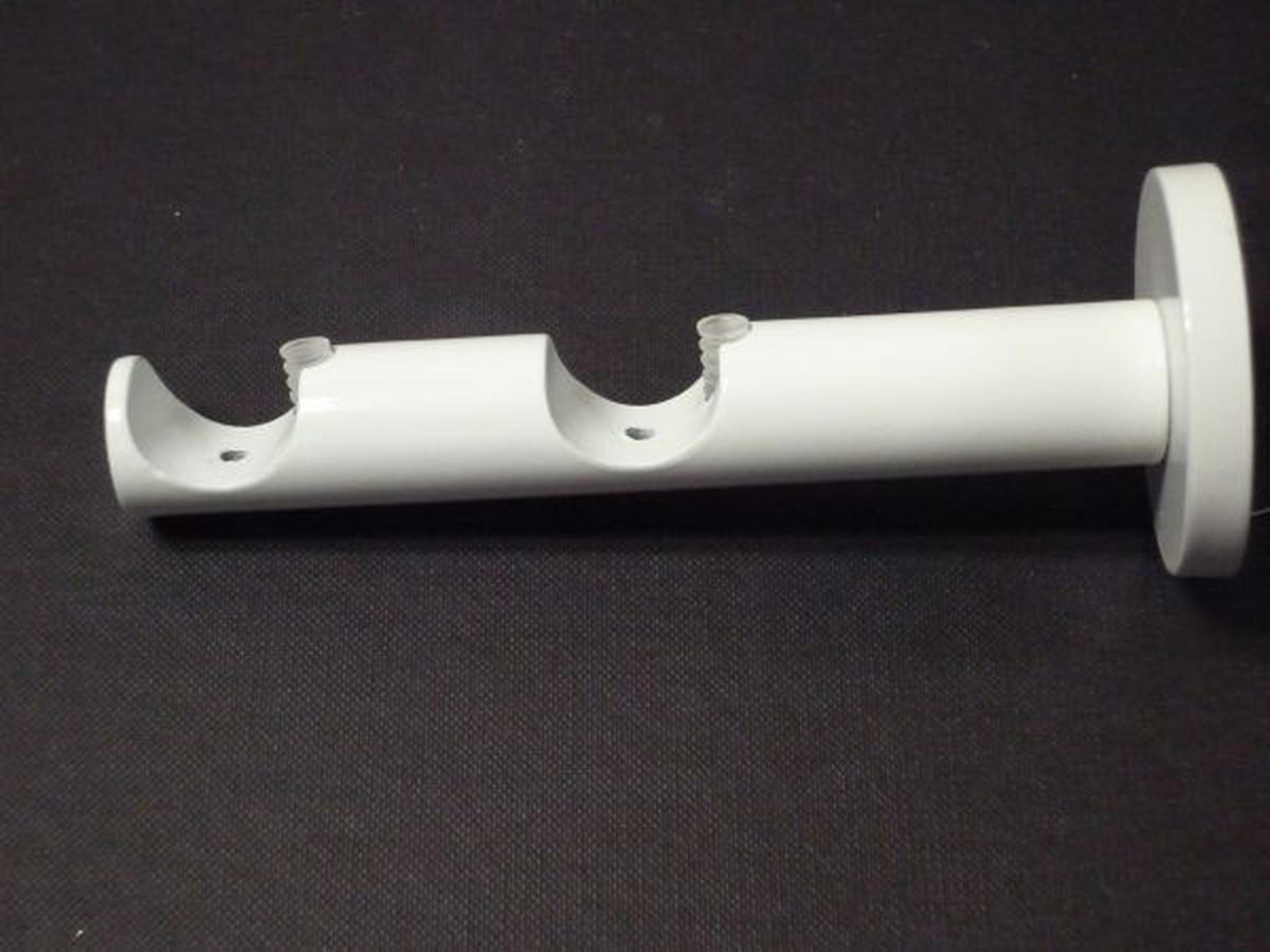 DOPPELTRÄGER 12 cm  - Weiss, Basics, Metall (12cm) - Homeware