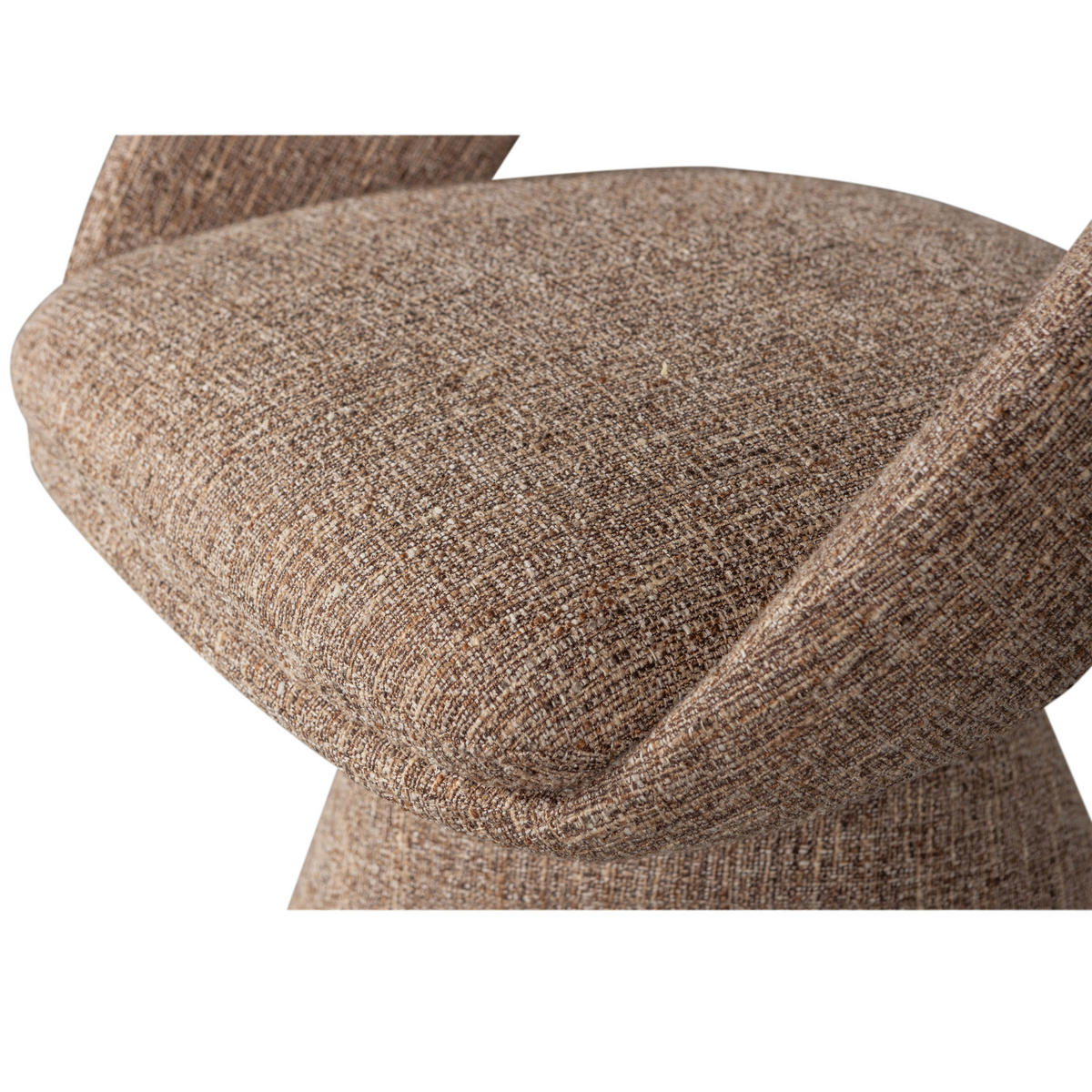 ARMLEHNSTUHL  Sitzfläche 360° drehbar Webstoff  - Naturfarben, MODERN, Textil (63/80/57cm) - Livetastic