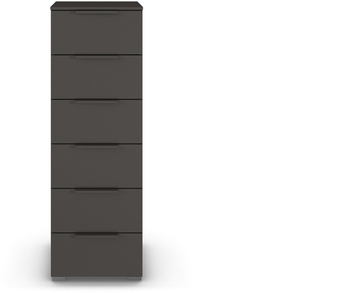 KOMMODE 40/119/42 cm  in Graphitfarben  - Graphitfarben/Alufarben, Trend, Holzwerkstoff/Metall (40/119/42cm) - Novel