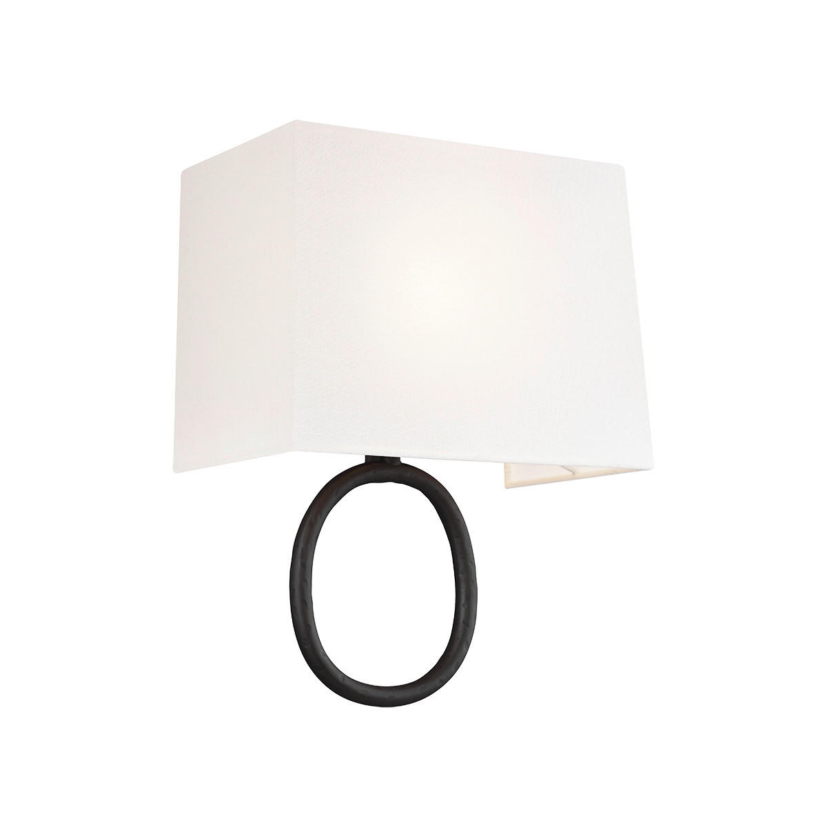 VÄGGLAMPA Elstead Indo 27,3/14/37,5 cm   - mörkgrå, Design, metall (27,3/14/37,5cm) - Elstead Lighting