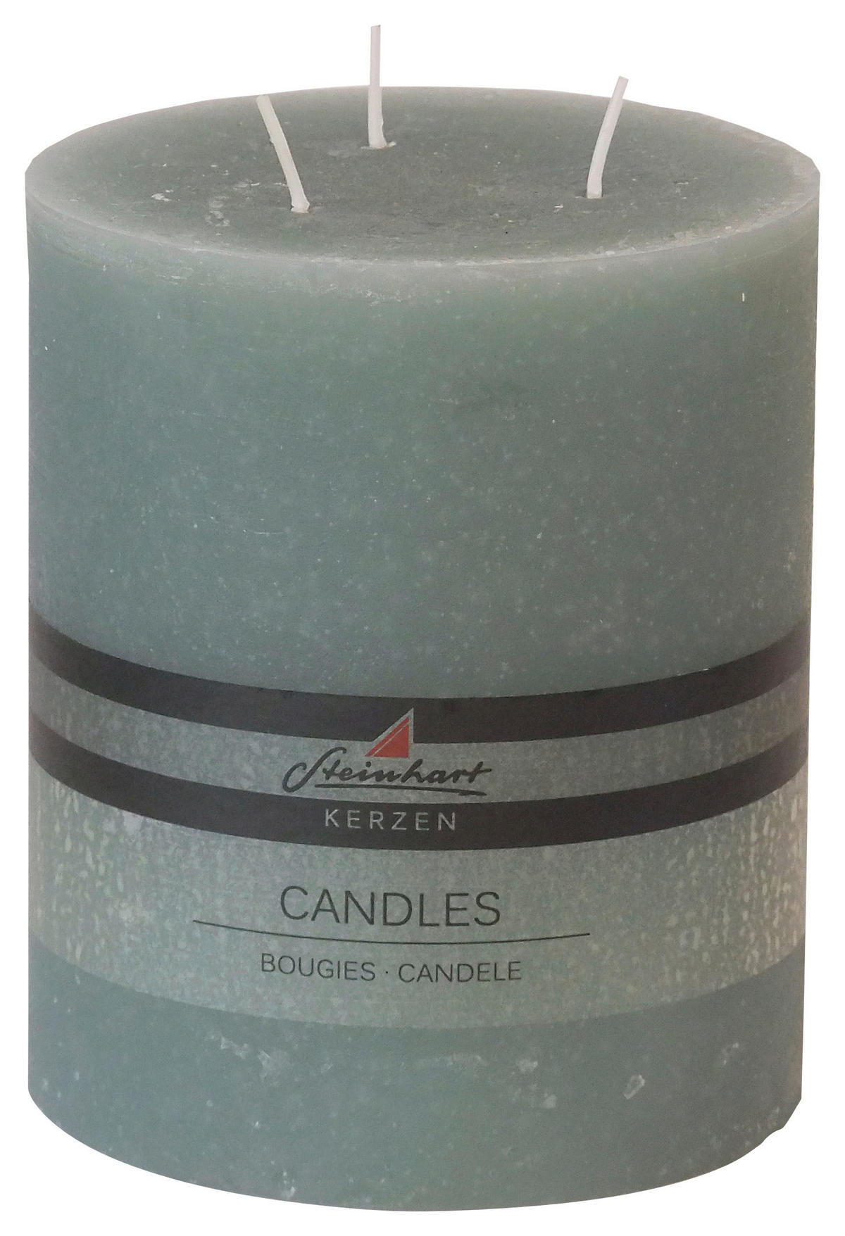 DREIDOCHTKERZE 12/14 cm  - Grün, Basics (12/14cm) - Steinhart