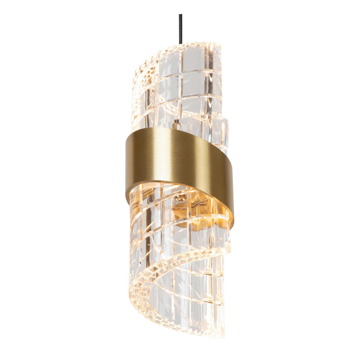 VISEČA LED-SVETILKA  Kligande 8 W/720 lm/2700 K/230 V/ - barve medenine, Design, umetna masa (30/30/150cm)