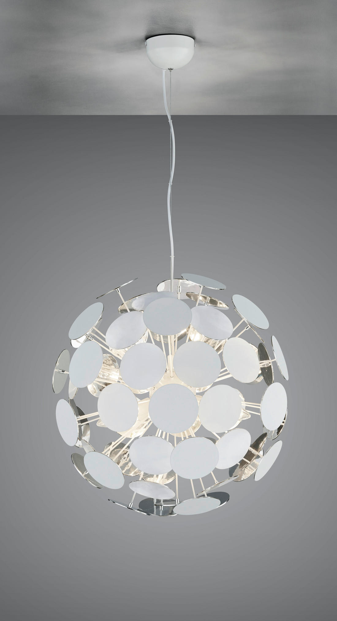 HÄNGELEUCHTE 54/150 cm - Weiss, Design, Kunststoff/Metall (54/150cm) - Trio Leuchten