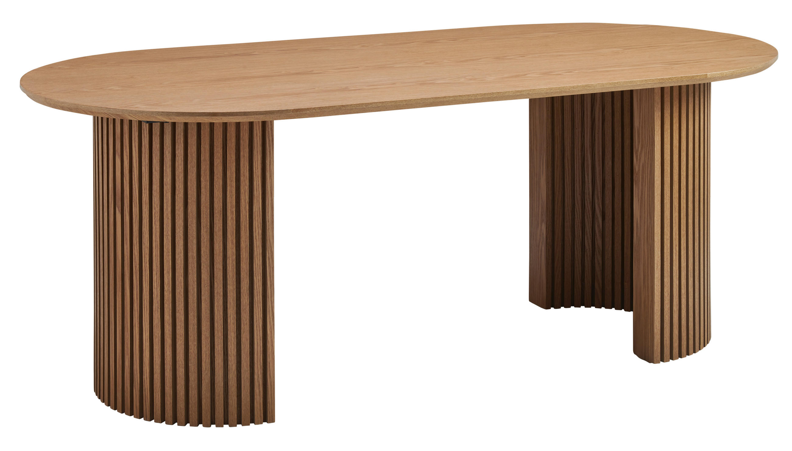 ESSTISCH Eichefarben oval   - Eichefarben, KONVENTIONELL, Holz/Holzwerkstoff (200/75/100cm) - MID.YOU