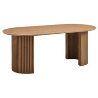 ESSTISCH Eichefarben oval   - Eichefarben, KONVENTIONELL, Holz/Holzwerkstoff (200/75/100cm) - MID.YOU