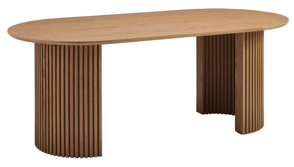 ESSTISCH Eichefarben oval   - Eichefarben, KONVENTIONELL, Holz/Holzwerkstoff (200/75/100cm) - MID.YOU