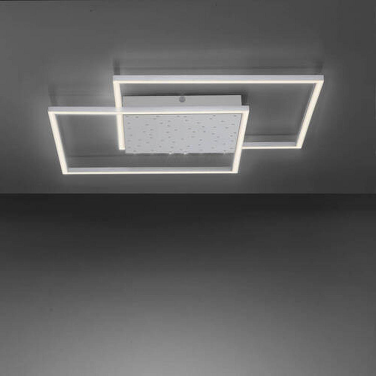 LED-DECKENLEUCHTE 67/67/5 cm   - Grau, Design, Metall (67/67/5cm) - Paul Neuhaus