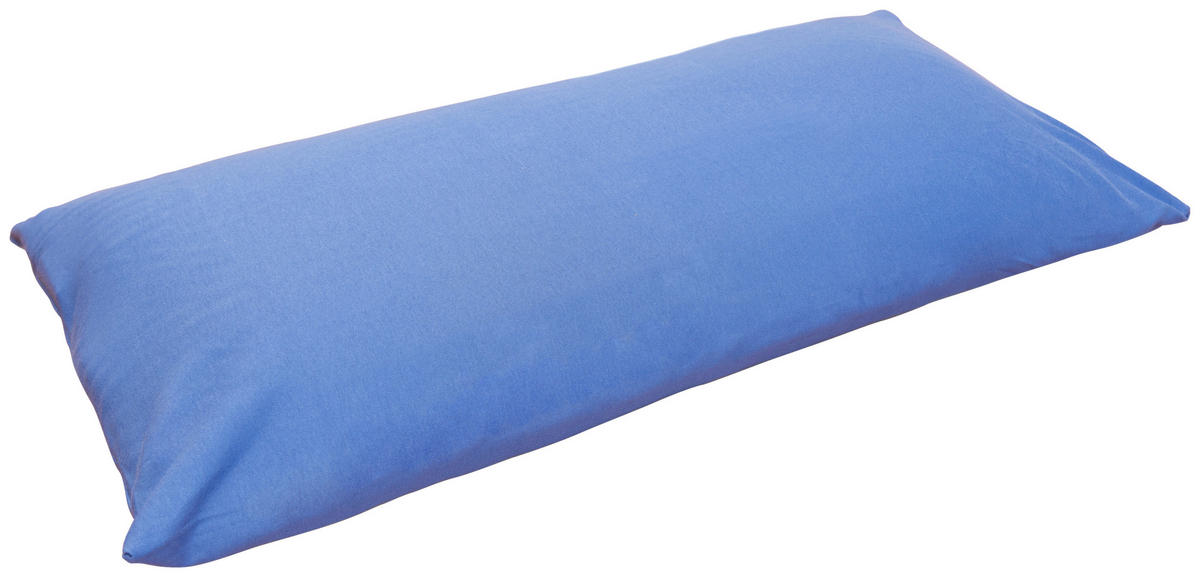 POLSTERBEZUG COMFORT,DOWN LUXE 80/40 cm  - Blau, Basics, Textil (80/40cm) - Tempur