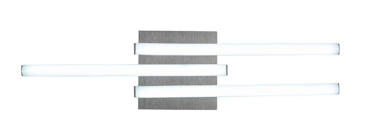 LED PLAFONJERA  - bela/srebrna, Osnovno, metal/plastika (54,5/14/6,5cm) - Boxxx
