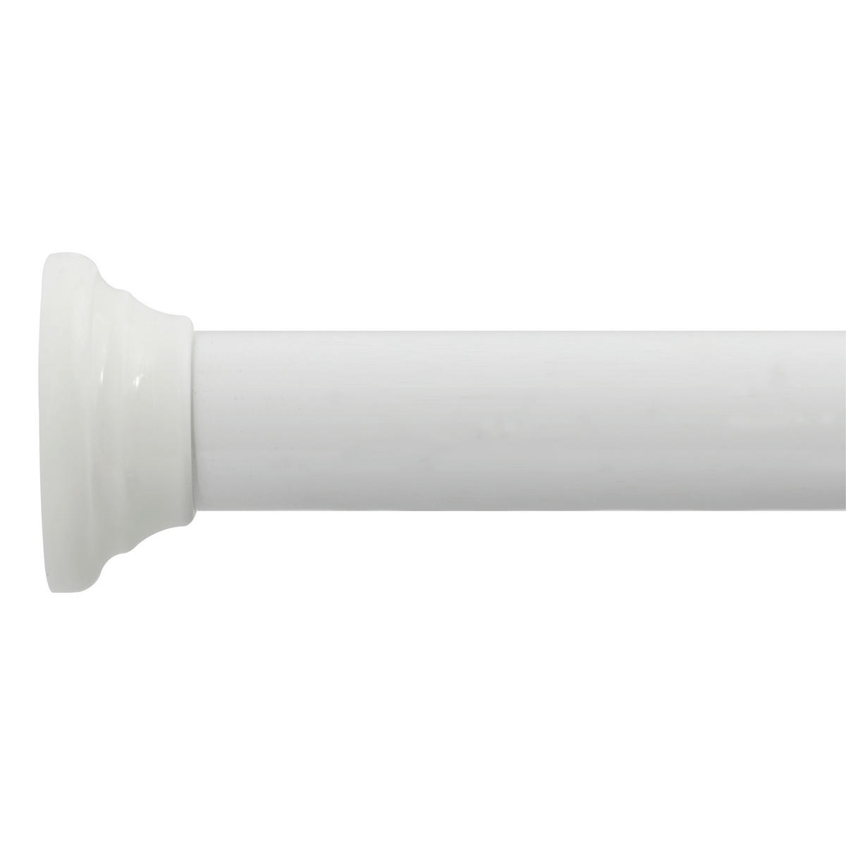 DUSCHVORHANGSTANGE DECOR 75-125 cm  - Weiß, Basics, Metall (75-125cm) - Spirella