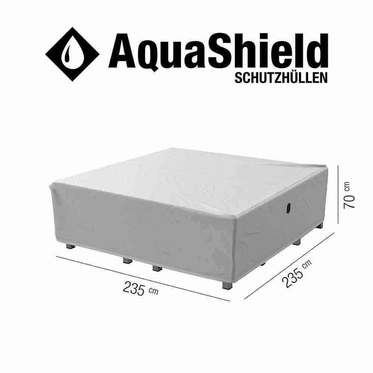 SCHUTZHÜLLE Hellgrau   - Hellgrau, Basics, Textil (235/70/235cm) - Siena Garden