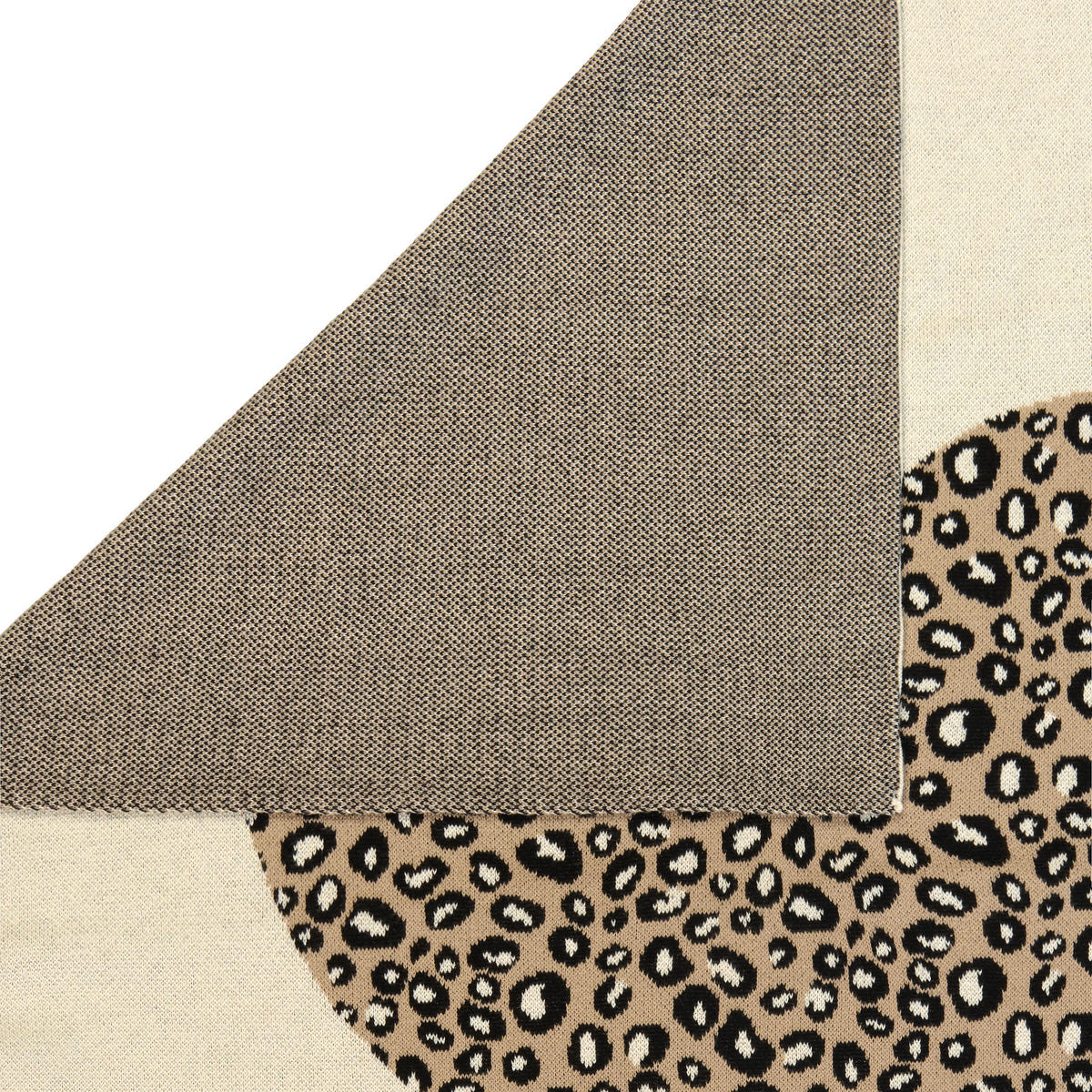 PUHA TAKARÓ 80/100 cm  - natúr színű/fekete, Trend, textil (80/100cm) - Patinio