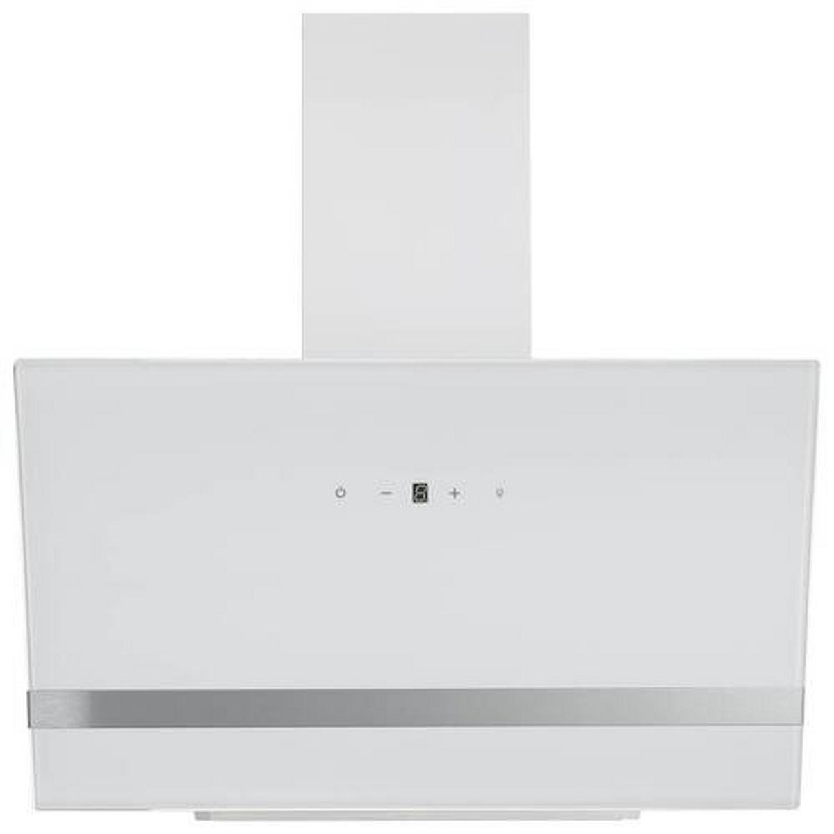 DUNSTABZUGSHAUBE CH24080WM  - Weiß, Trend, Glas/Metall (79,5/74,2-109,2/38,5cm) - Respekta