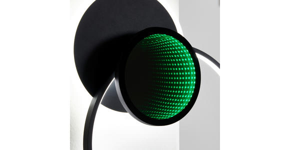 LED-STRAHLER 17/10 cm - Schwarz, LIFESTYLE, Kunststoff/Metall (17/10cm) - Novel