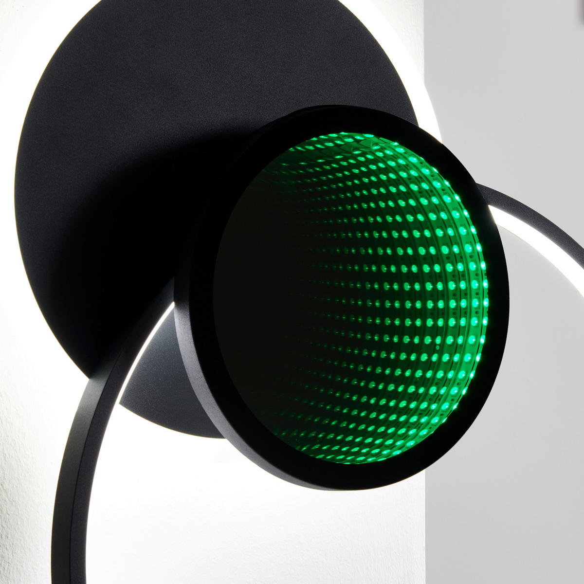 LED-STRAHLER 17/10 cm   - Schwarz, LIFESTYLE, Kunststoff/Metall (17/10cm) - Novel