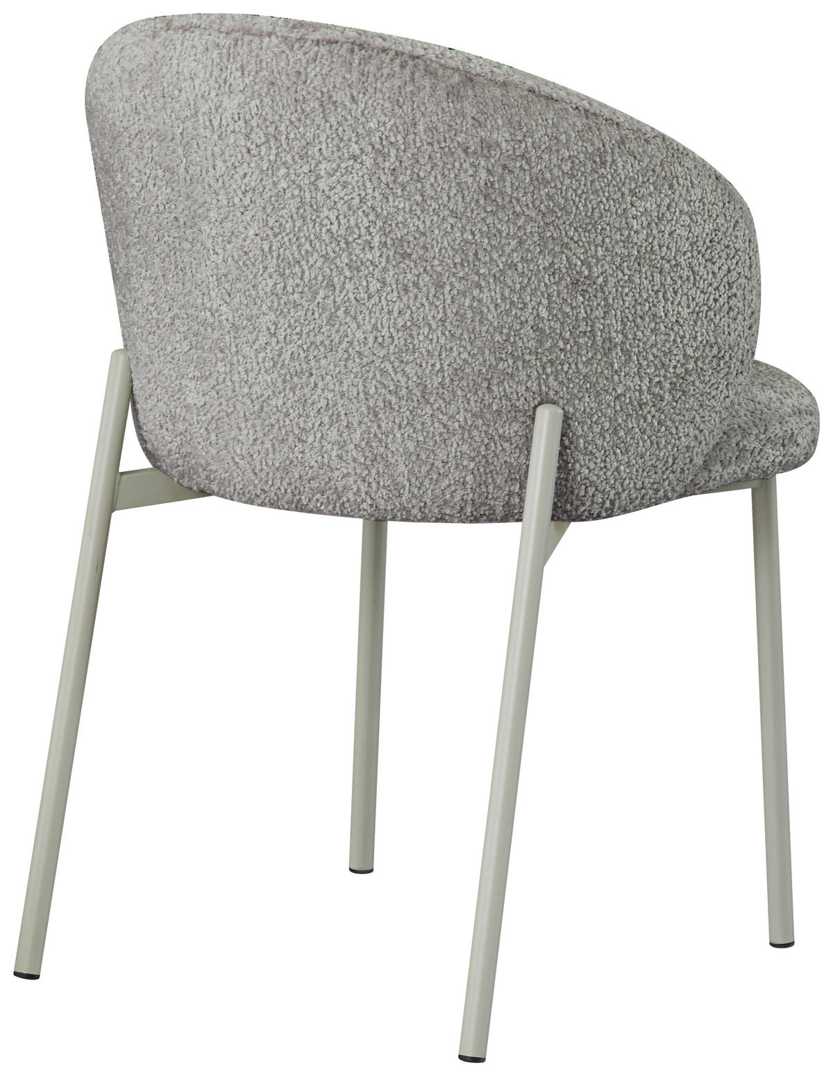 STUHL Struktur Taupe  - Taupe/Greige, Design, Textil/Metall (59/81/60cm) - Carryhome