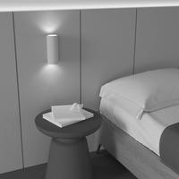 STENSKA SVETILKA   5 W///220 V/ - bela, Trend, kamen (10/8/20cm) - MAYTONI