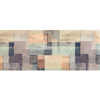 LÄUFER 80/200 cm Gentle Blocks Grau  - Grau, Design, Kunststoff/Textil (80/200cm) - wash+dry