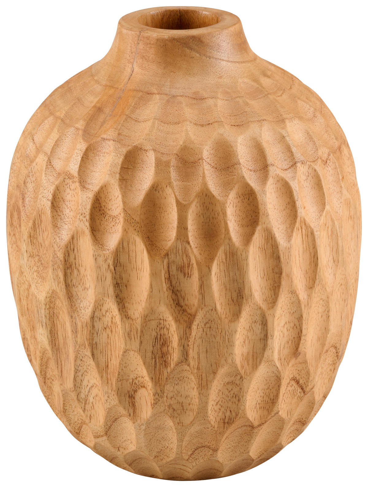 VÁZA 25 cm  - natúr, Natur, műanyag/fa (20/25cm) - Ambia Home