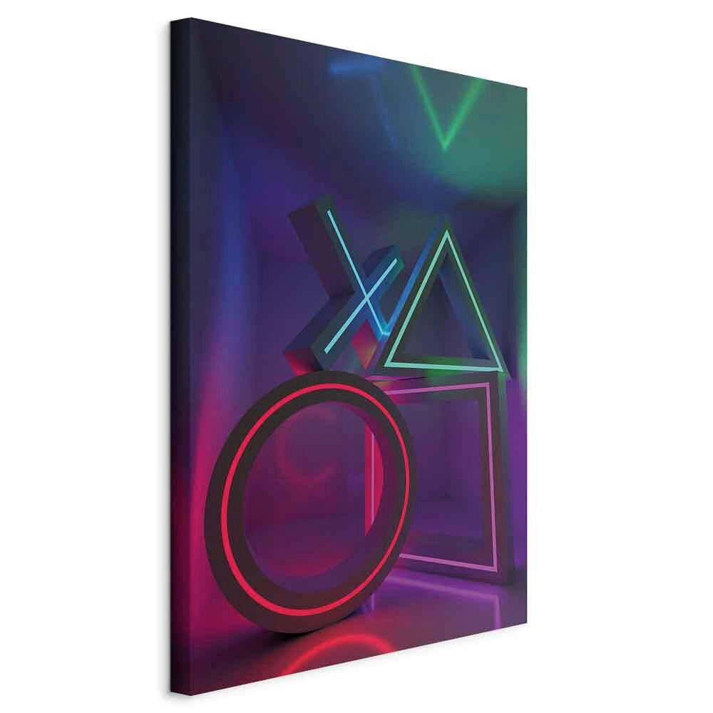 artgeist MALBA NA PLÁTNĚ, abstraktní, text, 60/90/1.2 cm