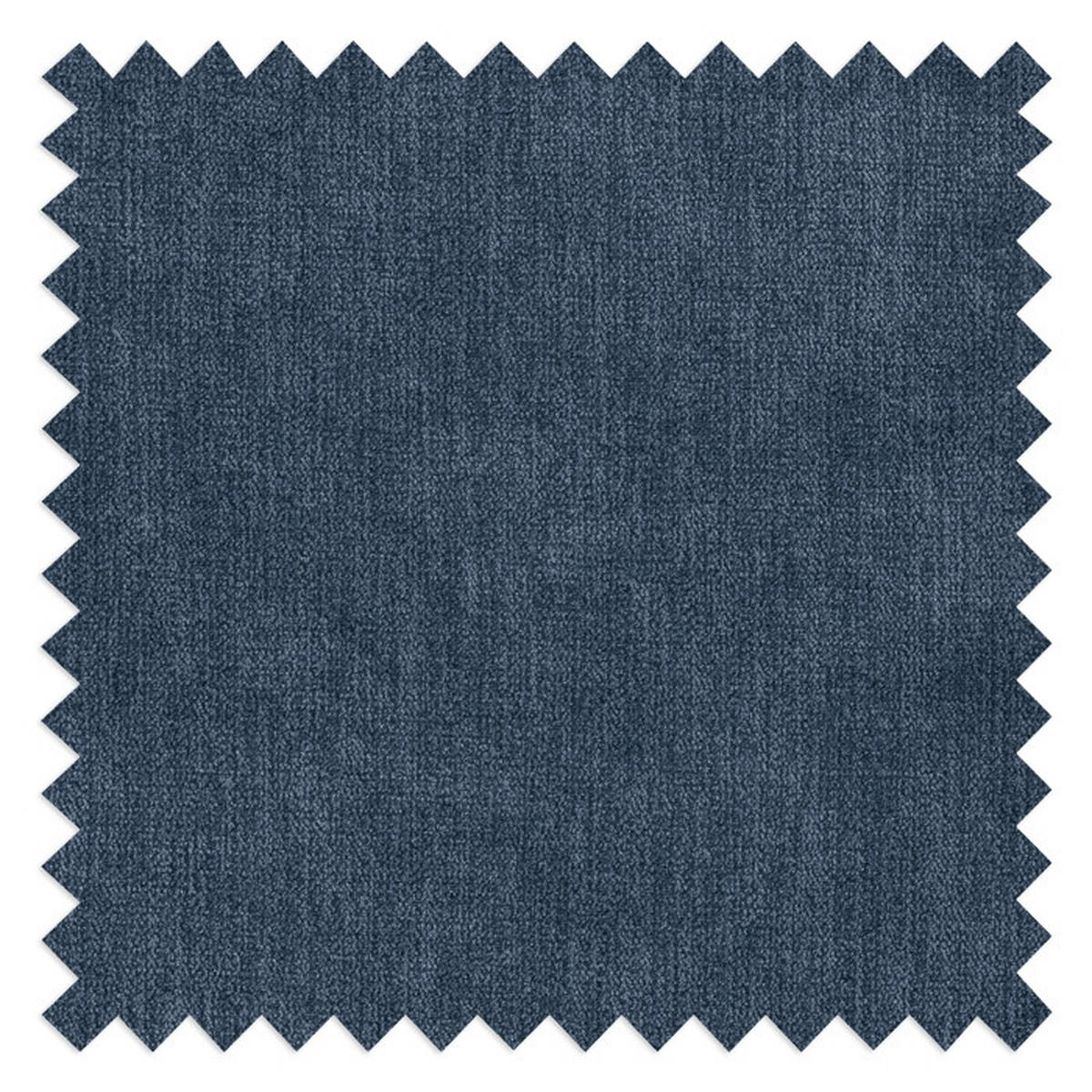 ECKSOFA in Webstoff Dunkelblau  - Silberfarben/Dunkelblau, Konventionell, Textil/Metall (260/82/182cm) - Trendmanufaktur
