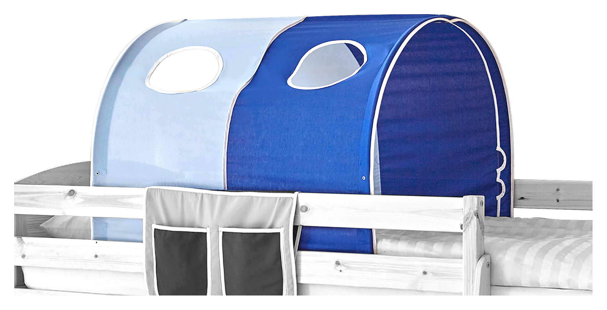 TUNNELSET - Dunkelblau/Hellblau, KONVENTIONELL, Textil/Metall (100/73/87cm) - MID.YOU