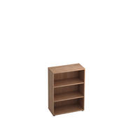 REGAL  80/110/40 cm Nussbaumfarben  - Nussbaumfarben/Schwarz, KONVENTIONELL, Holzwerkstoff/Kunststoff (80/110/40cm) - Venda