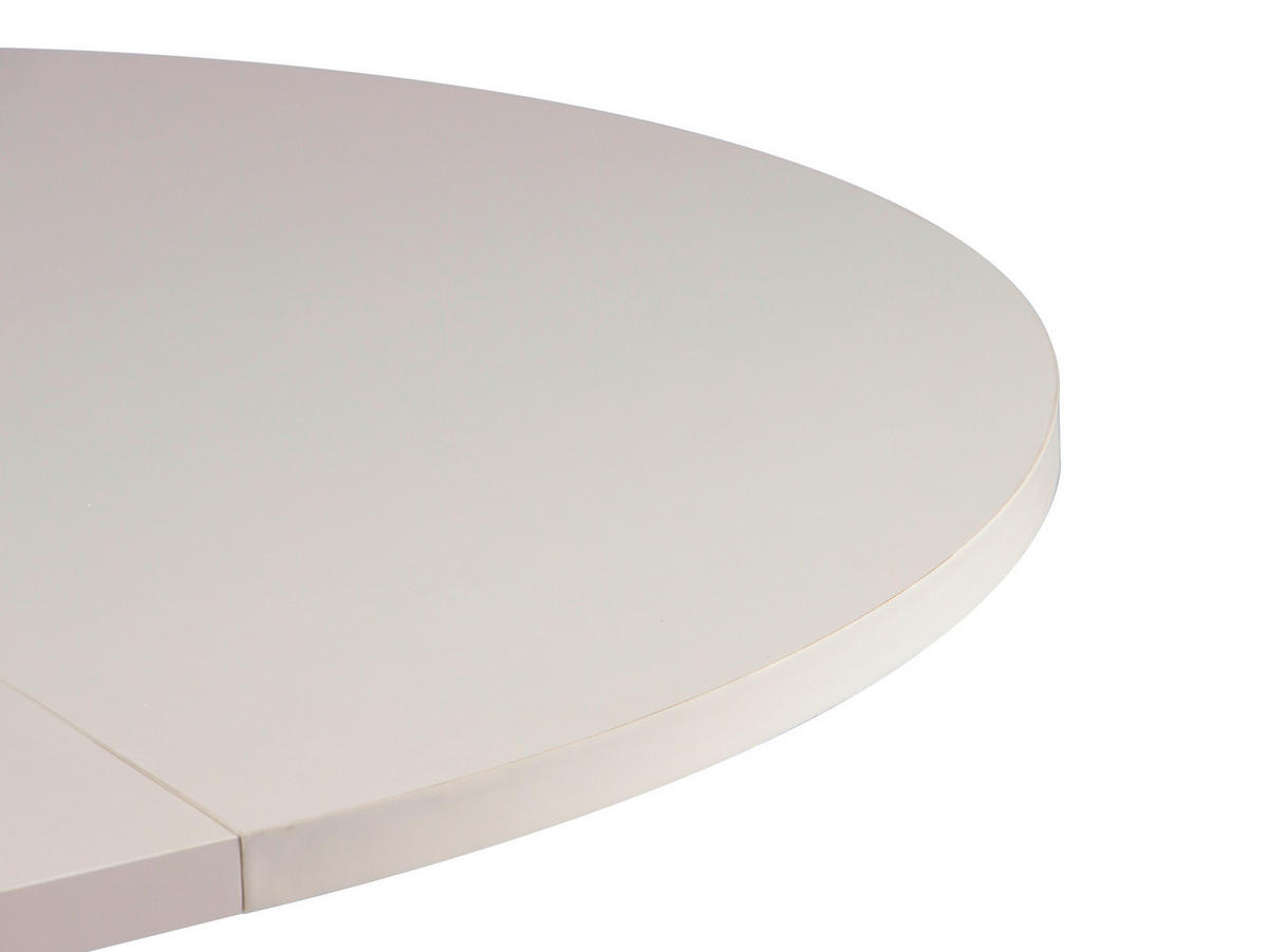 ESSTISCH 110/150/110/76 cm Nachbildung  Metall, Holzwerkstoff ausziehbar oval Kaschmir  - Kaschmir, MODERN, Holzwerkstoff/Metall (110/150/110/76cm) - Livetastic