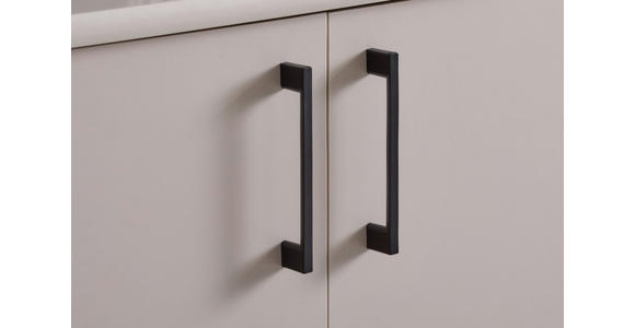 KOMMODE  in 106/84/36 cm  - Kaschmir/Schwarz, Basics, Holzwerkstoff/Kunststoff (106/84/36cm) - Xora