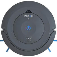 STAUBSAUGERROBOTER HOOGO RO 201  - Blau/Dunkelgrau, KONVENTIONELL, Kunststoff (28,5/7cm)
