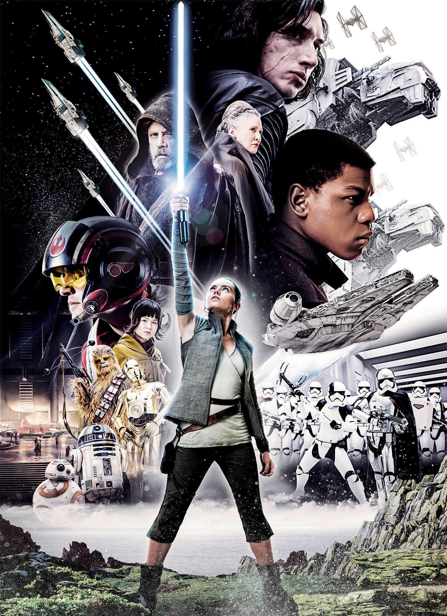FOTOTAPETE Star Wars  - Design, Papier (184/254cm) - Disney