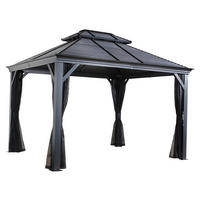 PAVILLON 425/292/299 cm   - Anthrazit, Basics, Metall (425/292/299cm)