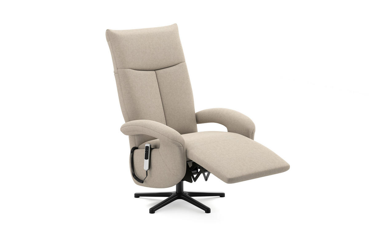 KŘESLO, textil, šedohnědá - černá/šedohnědá, Konvenční, kov/textil (74/112/82cm) - Sit & More